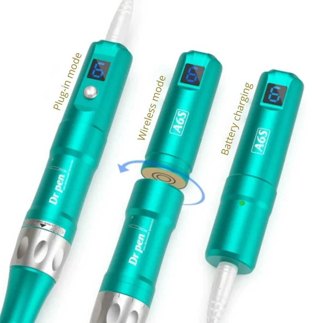 Dr. Pen A6S Wireless Microneedling Pen – 6 Speeds, 0–2.5mm