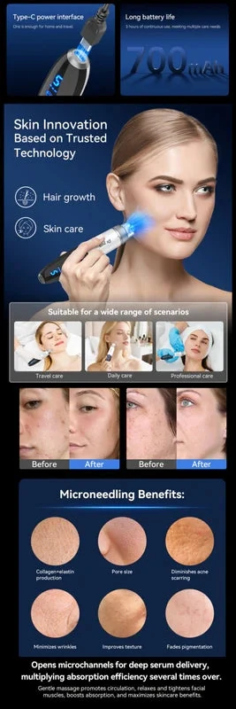 Dr. Pen Q1S - Electric Beauty Device for Face and Scalp Care