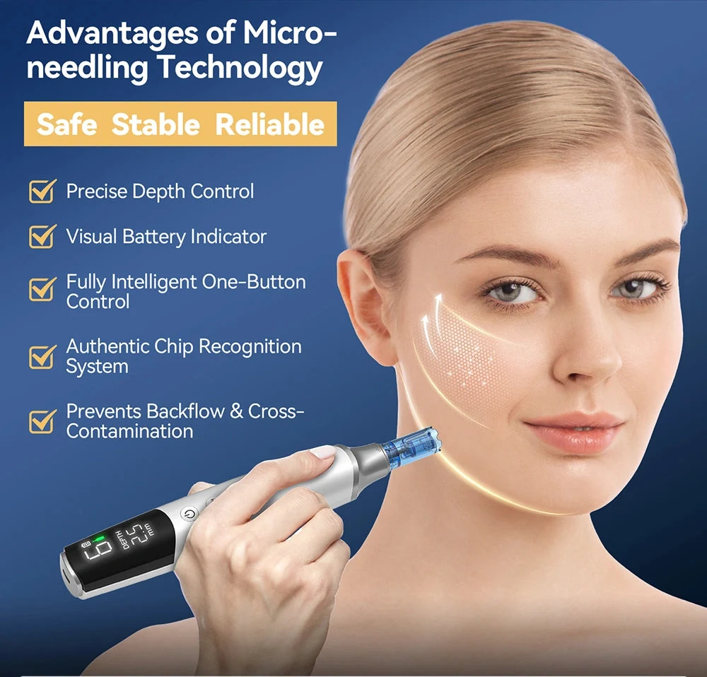 Dr. Pen M9 Microneedling Pen – Smart Depth Control, 6 Speeds