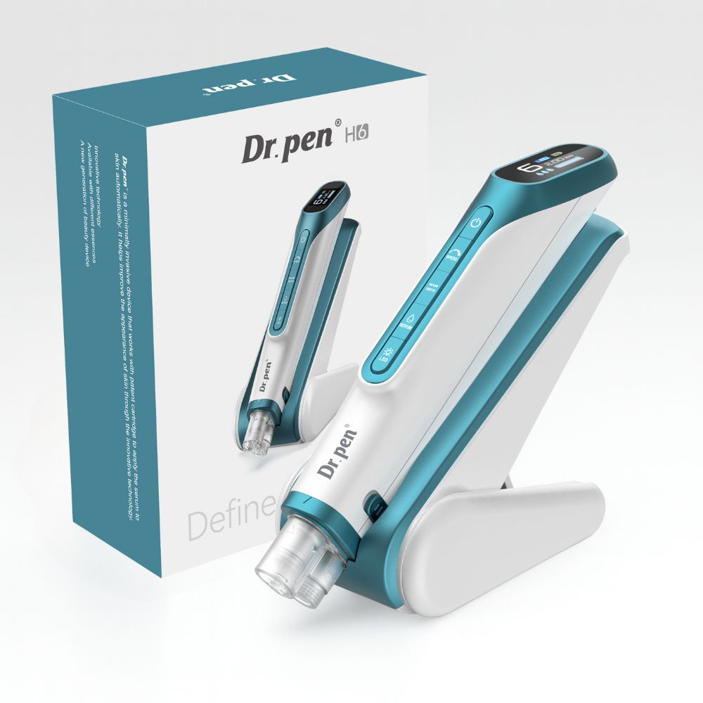 Dr. Pen H6 Microneedling Pen with LED Light and Serum Infusion