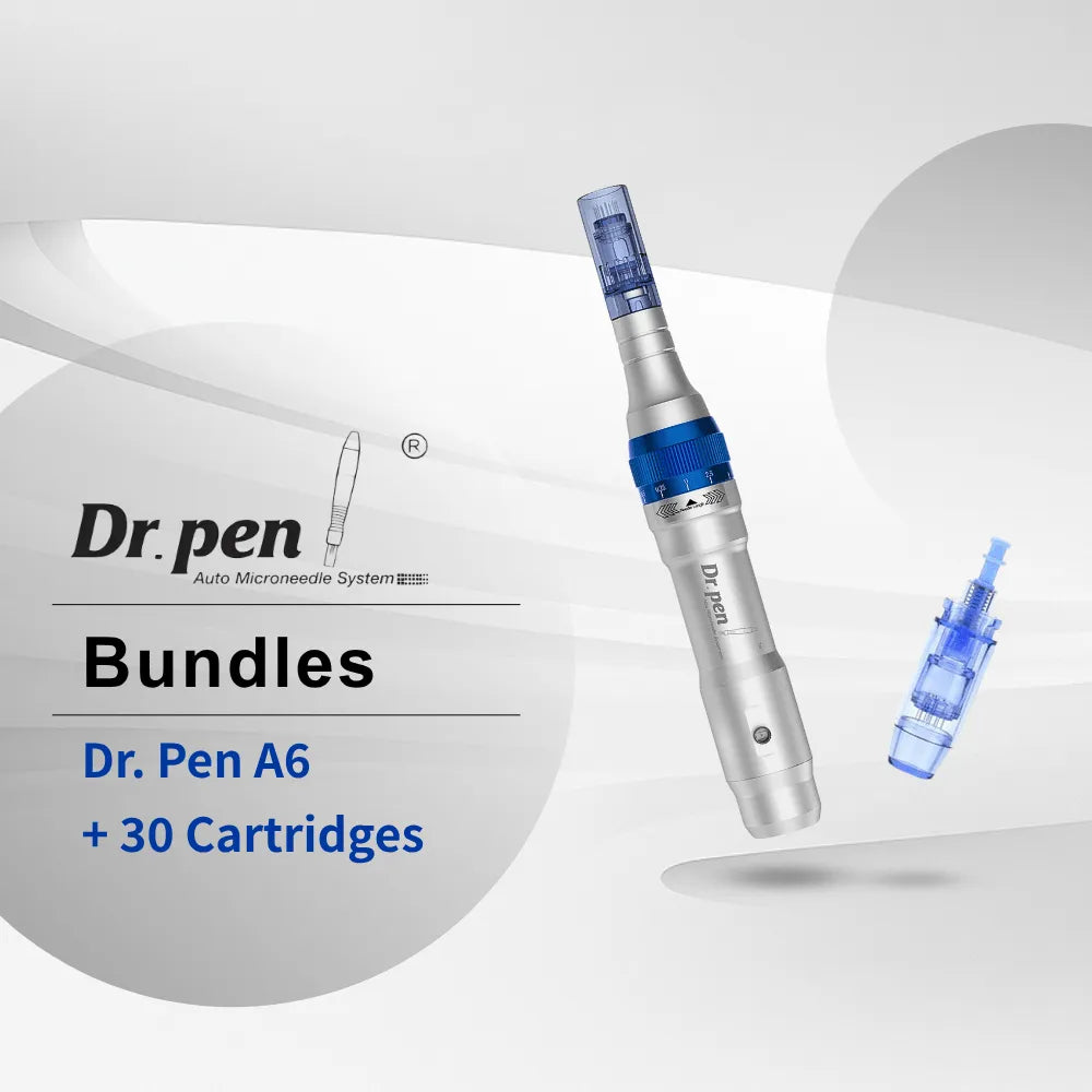 Dr. Pen A6 Wireless Microneedling Pen – 5 Speeds, 0–2.5mm