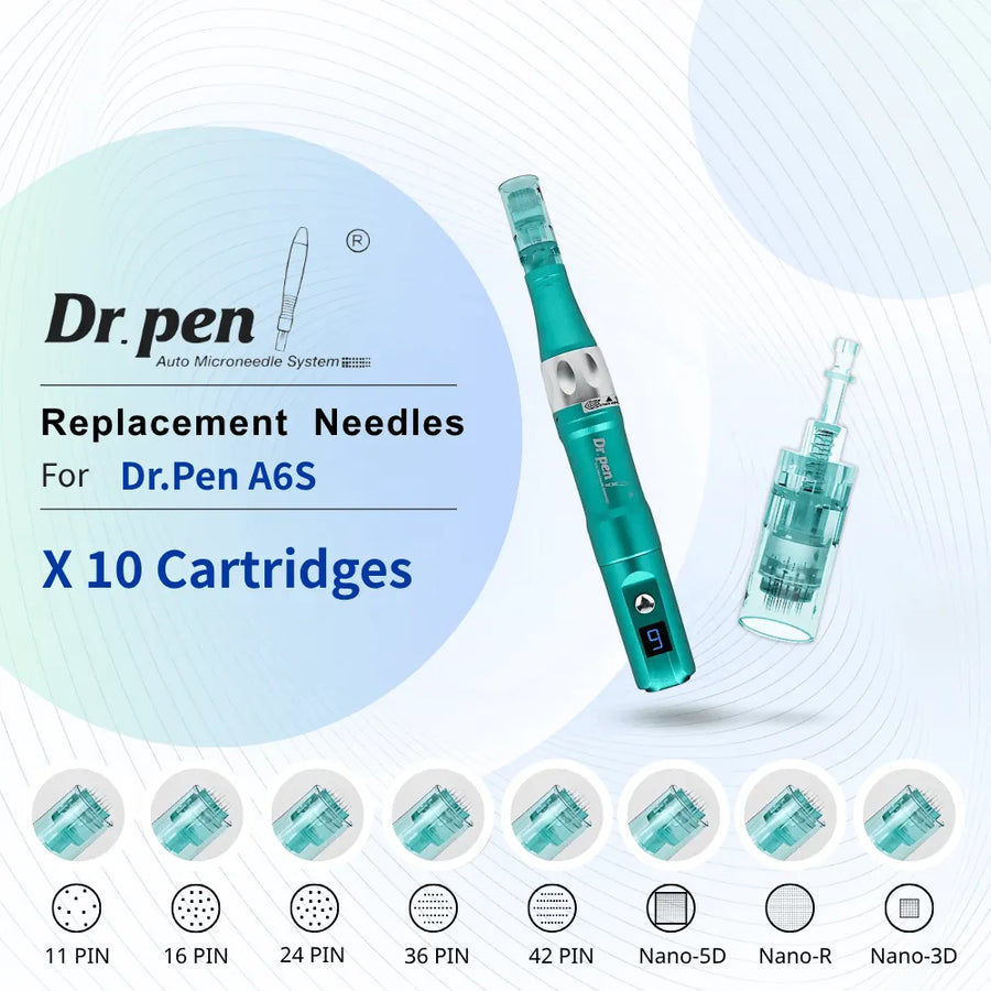 Dr. Pen A6S Replacement Microneedling Cartridges