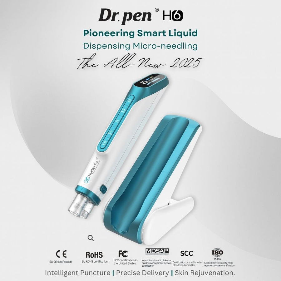 Dr. Pen H6 Microneedling Pen with LED Light and Serum Infusion