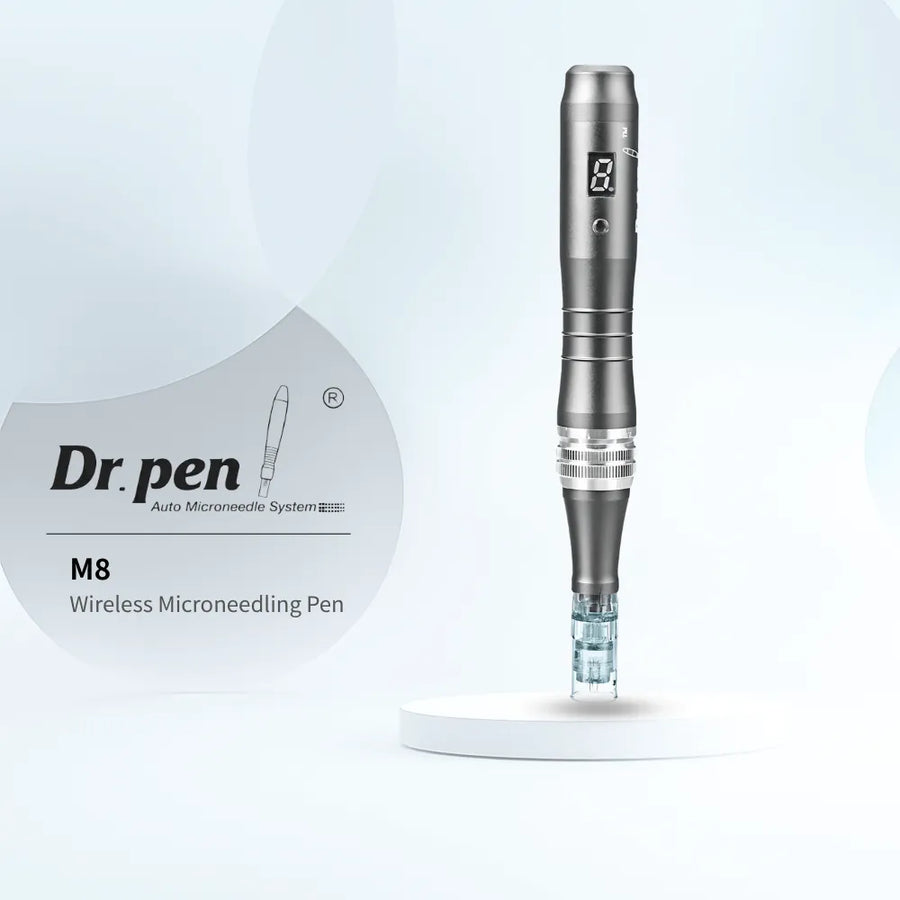 Dr. Pen M8 Wireless Microneedling Pen | 0–2.5mm Adjustable Depth | 15,000 RPM